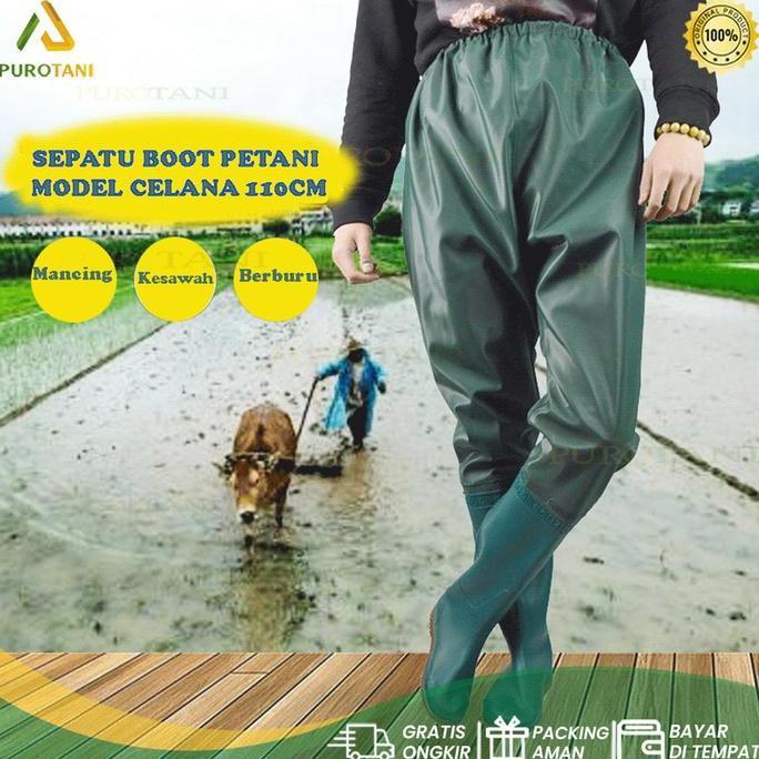 Sepatu Boots Celana Petani Sawah Panjang 110 Cm