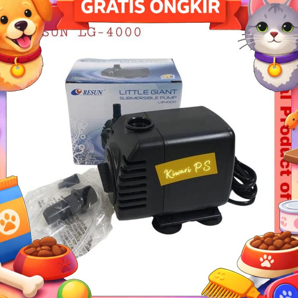 Resun Lg 4000 Submersible Pump Lg4000 Pompa Air Celup Aquarium / Kolam
