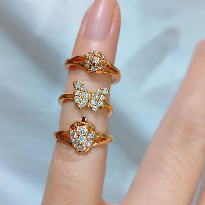 Cod,Bisa- Cincin Anak Motif Cincin Anak Kecil Motif Baru Anti Karat-Bestjewlry