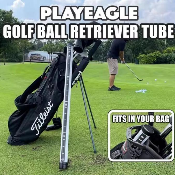Ball Picker Golf Retriever Tube PlayEagle Portable Golf Ball