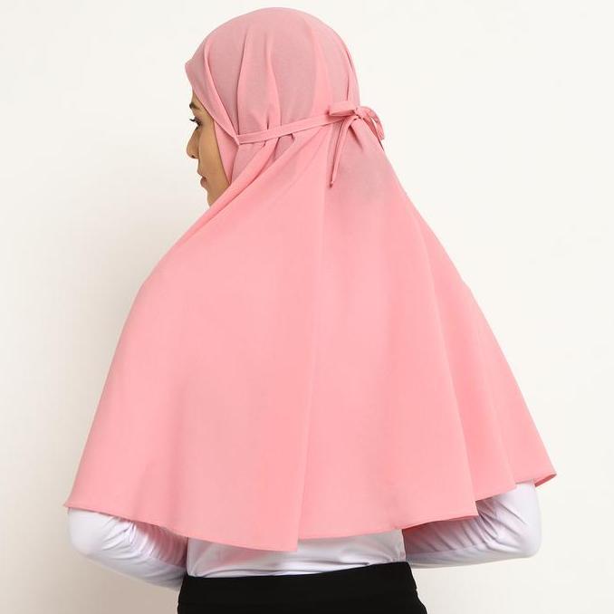 Newrilis- Emikoawa Bergo Hijab Jilbab Instan Khimar Tali Maryam Diamond Panjang Muslim Kerudung