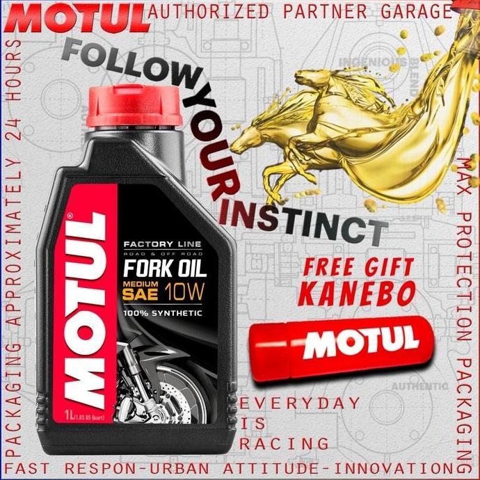 Thebest- MOTUL FORK OIL MEDIUM 10W - 1L OLI SHOCK OHLINS