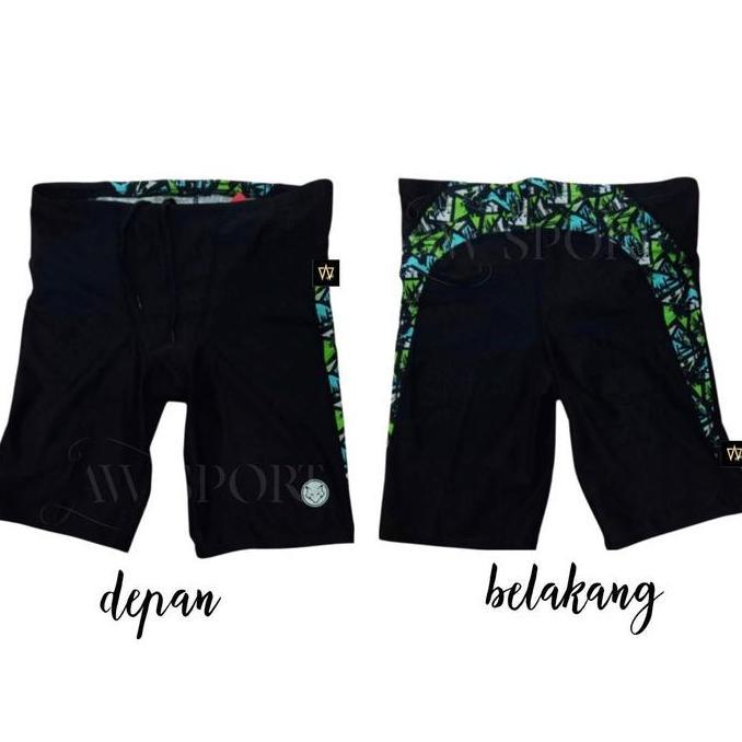 Celana Renang Junior DICK WOLVES Black Trigo S-XL