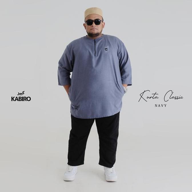 Uwouwo- Rosal Kabiro Baju Koko Kurta Pakistan Jumbo 4Xl - 6Xl, Kurta Classic