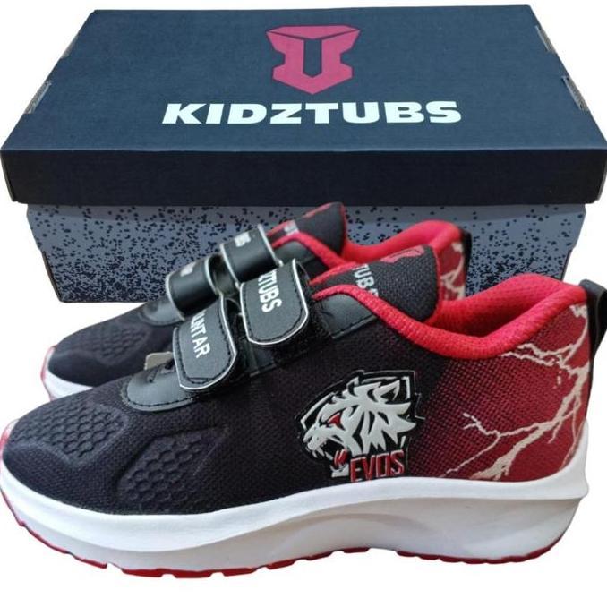 Terpopuler- Sepatu Sekolah Anak Laki Karakter Free Fire Mobile Lagends Evos Alterego Warna Hitam Rek