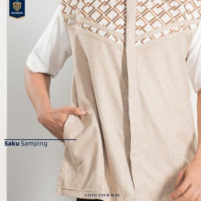 Uwouwo- Muslimadani Baju Koko Eijaz Regular Dan Big Size Koko Dewasa Lengan Pendek Dan Lengan Panjan
