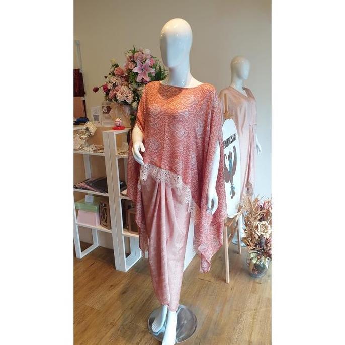 Benangsari Zania Set Kaftan Batik Cap Viscose Wanita Viskos Batwing (TERBAIK) (TERBARU) (TERMURAH)