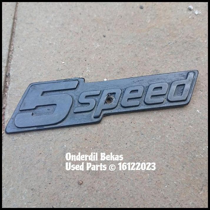 DISKON EMBLEM 5 SPEED HONDA 