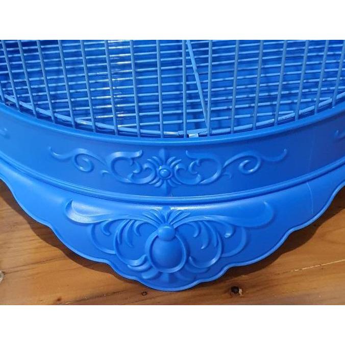 Kbd Kandang Besi Bulat Capsul Dayang Jeruji Tebal Lovebird Konin Robin