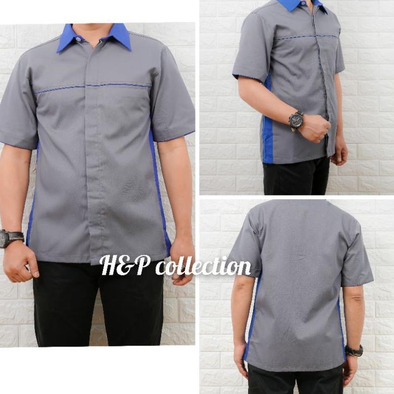 DVR Baju Seragam Kerja Kantor -  Kemeja Seragam Kerja - Baju seragam Karyawan - Kemeja Seragam Komun