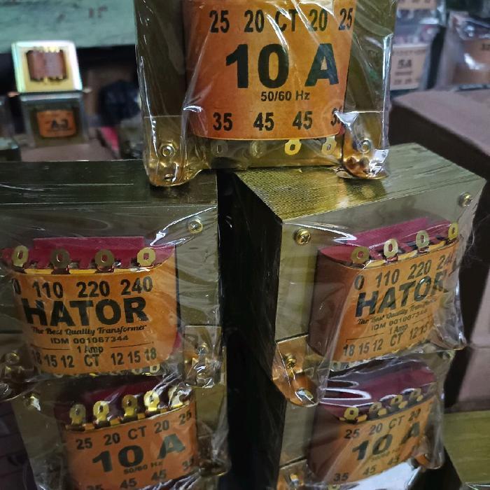 Travo 10A Trafo 10 Amper (10A Kecil) Ct 45 Hator Untuk Amplifier Versi Kecil Original Dan Terpercaya