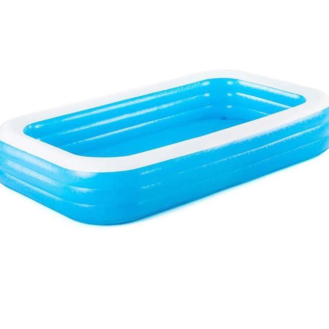 Kolam Renang Anak 3meter BESTWAY Deluxe Blue Rectangular Family Pool