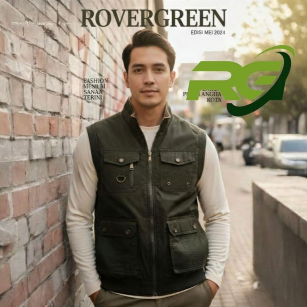 Rompi Bolak Balik Pria banyak Kantong