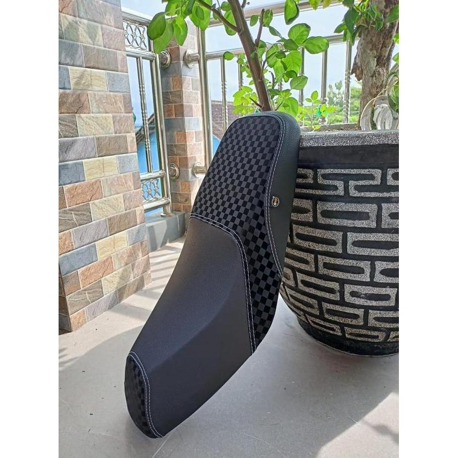 Jok mio sporty/smile double seat Catur 3D - Jok mio sporty roadrace catur KARBON