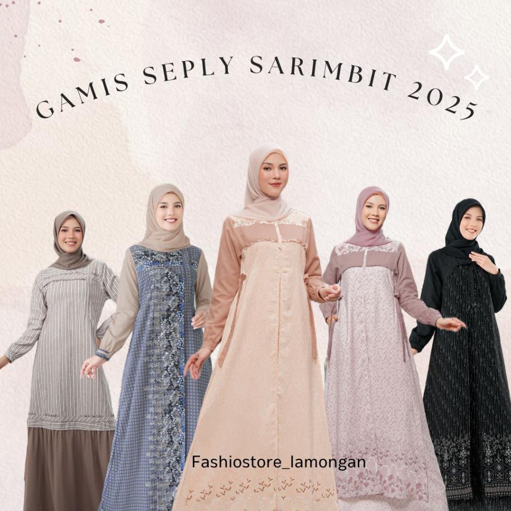 GAMIS SEPLY TENARA GAMIS MOTIF SARIMBIT 2025