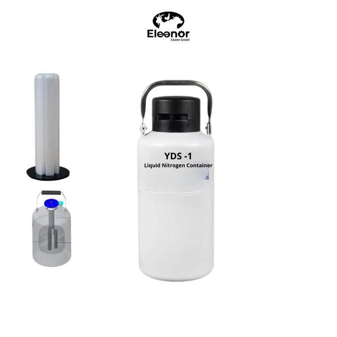 Eleanor Farm Kontainer Nitrogen YDS 1 Tabung Nitrogen Cair 1 Liter (TERBAIK) (TERBARU) (TERMURAH)