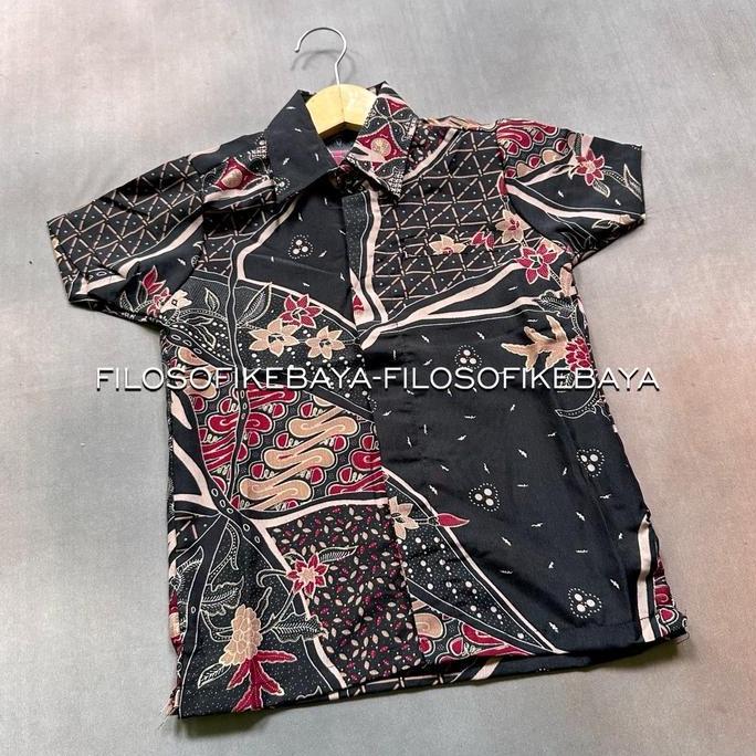 FILOSOFI KEBAYA - KEMEJA HEM BATIK ANAK LAKI BATIK ANAK MODERN 0-9 TAHUN Laki-Laki ZAK