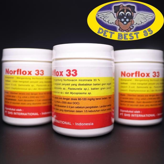 Norflox 33 40gr Antibiotik CRD Snot/Coryza Ngorok/Urinary Tract Hewan (TERBAIK) (TERBARU) (TERMURAH)