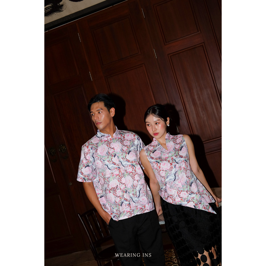 [WEARING INS] Fen Se Family - Cheongsam Modern 2026 Baju Imlek Family - Atasan Family Set Imlek 2026