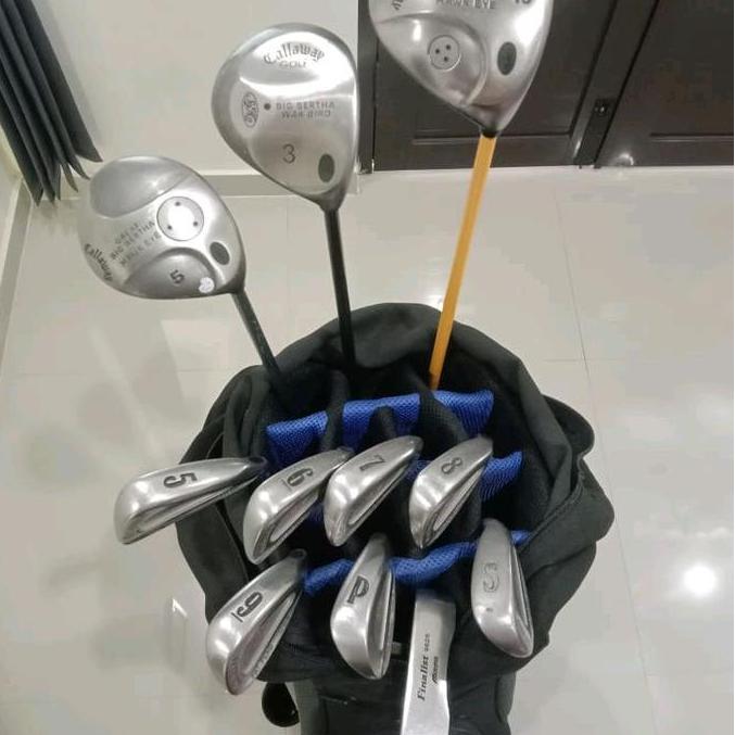 STIK GOLF BEKAS FULL SET + BAG ORIGINAL DAN TERPERCAYA