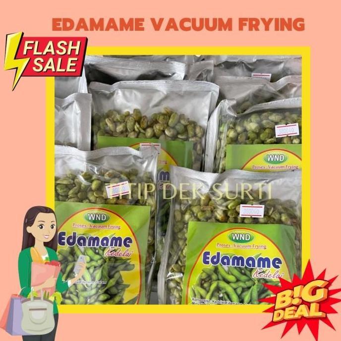 Thebest- Edamame Crispy Oven/ Vacuum Frying Asli Jember 250gr