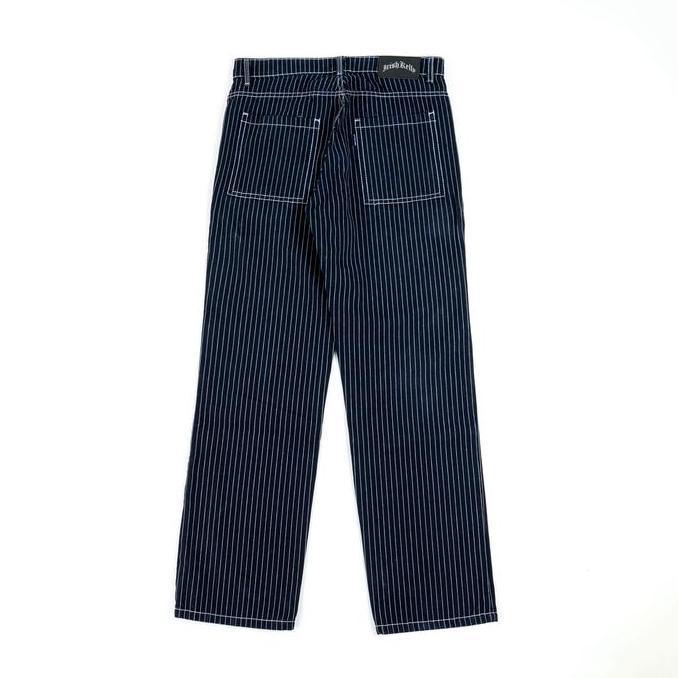 IRISH KELLY Wabash Baggy Jeans Long Pants Denim Dark Blue murah