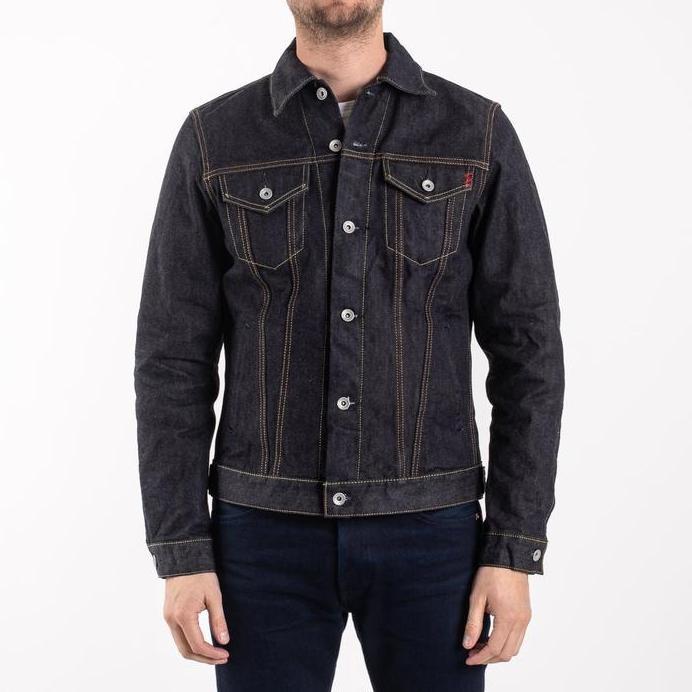 Iron Heart 14oz Indigo Selvage Type III Denim Jacket murah