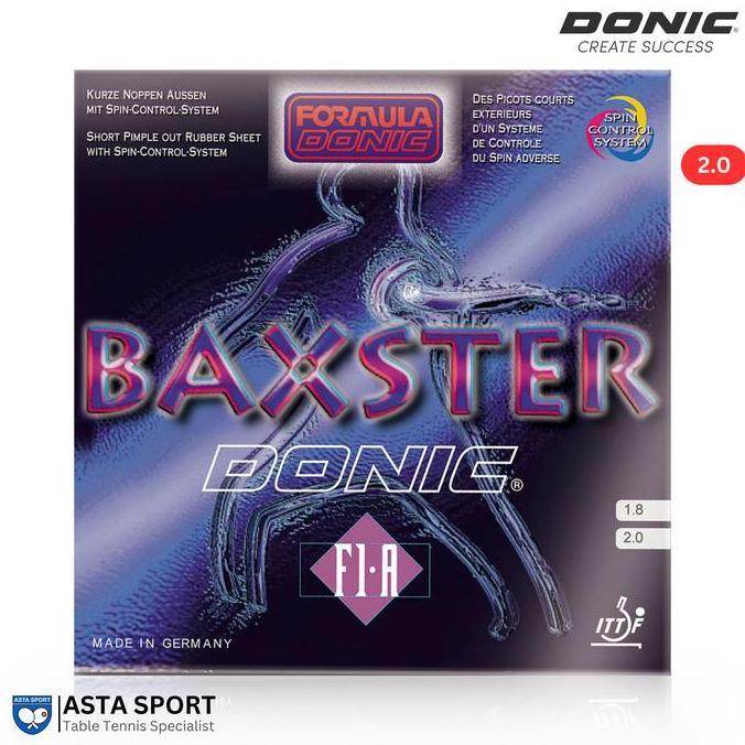 Donic Baxster F1A Karet Bintik serang Pingpong Tenis Meja (TERBAIK) (TERBARU) (TERMURAH)