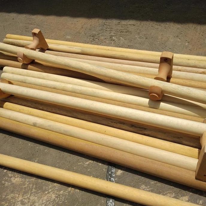 Tongkat Gorden Panjang Kayu Tiang Gordyn Stik Hordeng Batang Gordeng