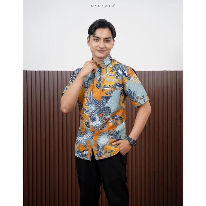 Promo Laskala Premium Batik - Sakuta | Slimfit | Lengan Pendek