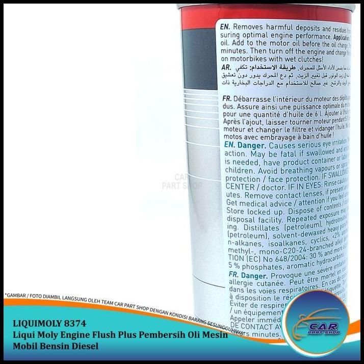 TERLARIS LIQUI MOLY ENGINE FLUSH PLUS PEMBERSIH OLI MESIN MOBIL BENSIN DIESEL 