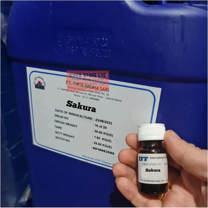 Thebest- BIBIT PARFUM SAKURA MURNI IFF 1 LITER / BIANG PARFUM SAKURA IFF