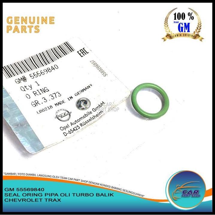 TERLARIS SEAL ORING PIPA OLI TURBO OLI RETURN BALIK CHEVROLET TRAX ORI GM 