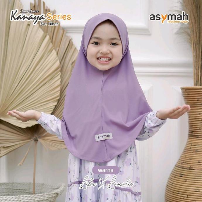 Promo Kanaya Series Lilac X Lavender - Gamis Couple Ibu Dan Anak By Asymah