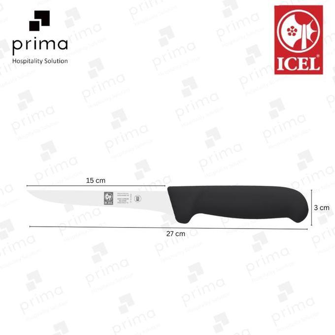Boning Knife Curved Edge 15 cm | Pisau Pemisah Daging & Tulang - ICEL (TERBAIK) (TERBARU) (TERMURAH)