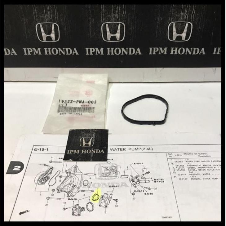 TERBARU SEAL ORING THERMOSTAT HONDA ACCORD CM5 CP2 STREAM 2000CC CIVIC FD2 