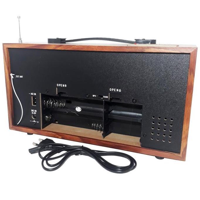 Grosir Radio Model Jadul Desain Kayu Unik Sonatec Pri-8288