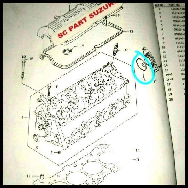 DISKON SEAL ORING SENSOR CMP SUZUKI APV 