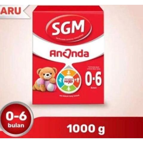 Bybyxt- Sgm Ananda 0-6/6-12 1000Gr/ Susu Sgm Ananda 1 Dan 2