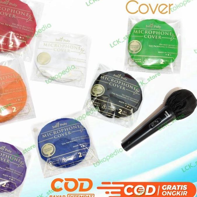 Newall-- Cover Microphone /Cover Mic /Sarung Microphone/Tisu Mic/Pembungkus Mic