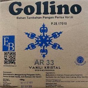 Vanili Bubuk - Vanilie Crystal AR33 isi 10kg - Gosend Only ARG