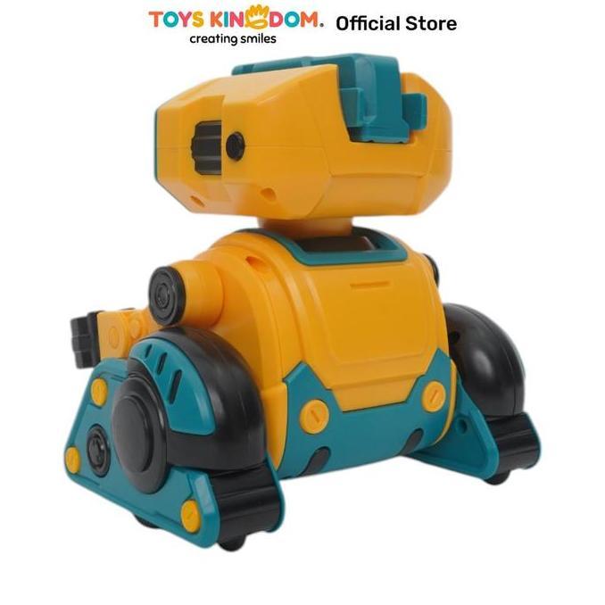 Toys Kingdom Top Gear Speed X Robot Sam E Remote Control - Kuning Toys Kids Toy Mainan Robot Dan Rem