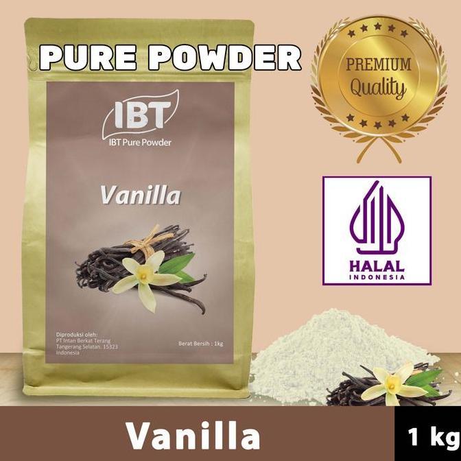 Pure Vanilla Powder Essence Murni Bubuk Vanila Import Makanan Kue ARG