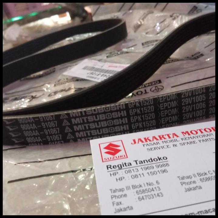 TERBARU FAN BELT VAN BELT TALI KIPAS TOYOTA GRAND NEW AVANZA 2016- ORIGINAL 
