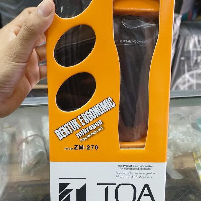 Mic Toa Microphone Toa ZM-270 ORI Microphone kabel Toa