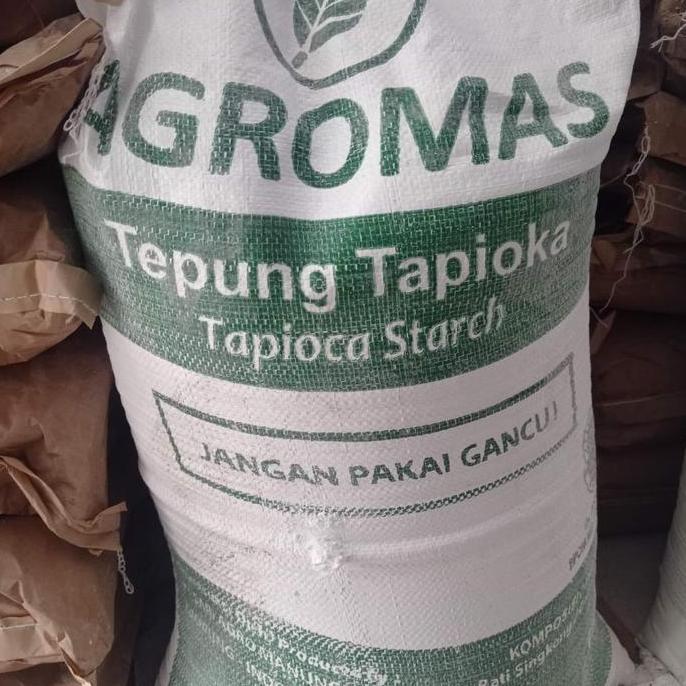 Tepung Tapioka Full Oven 25kg Grab Gojek Only / Tepung Tapioka Agromas ICA