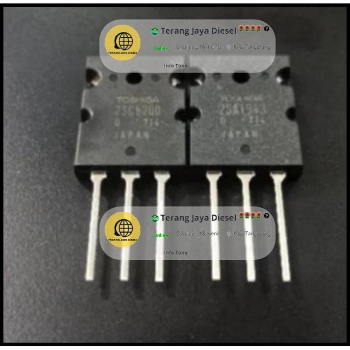 DISKON TRANSISTOR TOSIBA 5200 1943 SERI 714 TOSIBA 5200-1943 LOT 714