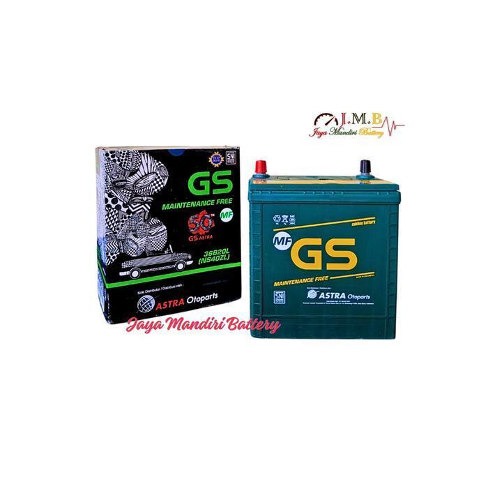 Aki Mobil Gs Astra Ns40Zl Aki Kering Untuk Jazz, Brio, Agya, Ayla Original Dan Terpercaya