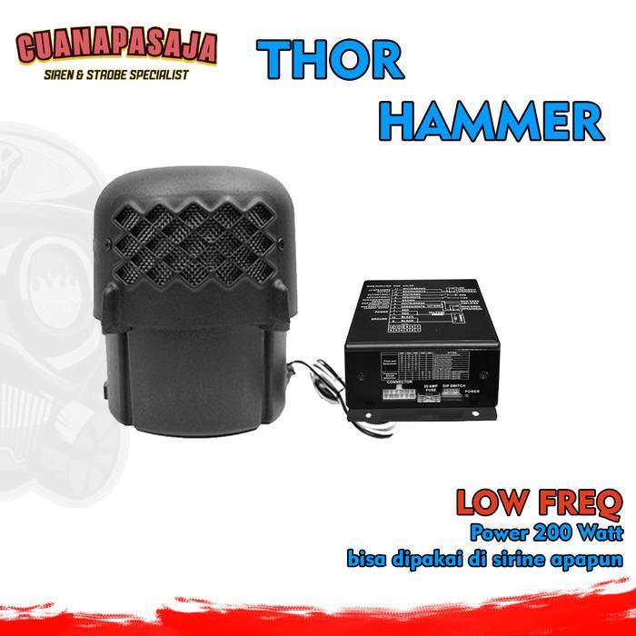 Thor Hammer 1 Tabung Low Freq Sirine Original Dan Terpercaya