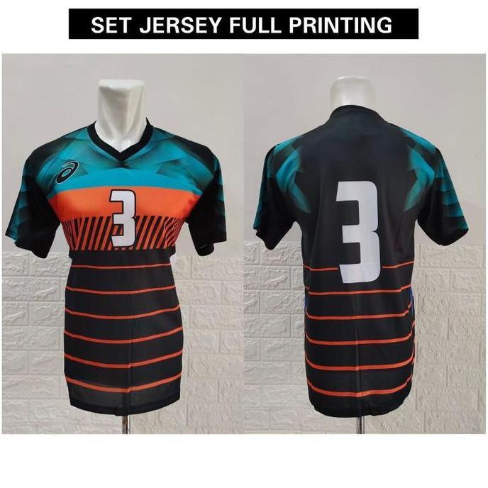 JK_WI01 Baju voli kaos voli kostim voli bernomor full printing